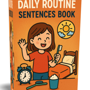 Daily Routine Sentences Book